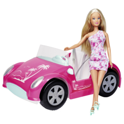 Куклы - Кукольный набор Steffi & Evi Love Штеффи с пляжным кабриолетом (5733658)