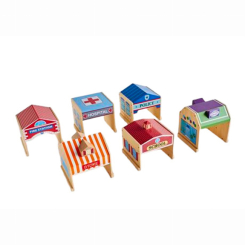 Развивающие игрушки - Игровой набор Guidecraft Block Play К дороге (G6716)