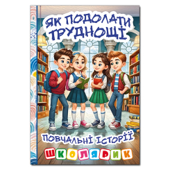 Художественная литература для детей (7-13 лет) - Книжка «Школярик. Як подолати труднощі. Повчальні історії»  (9786178090500)