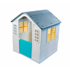 Ігрові комплекси, гойдалки, гірки - Ігршаковий будиночок Dolu біло-сірий (8690089033116)