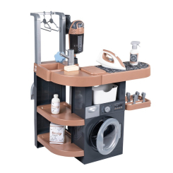 Дитячі кухні та побутова техніка - Ігровий набір Smoby Пральна кімната з пилососом Ровента 3 в 1 (7600330327)