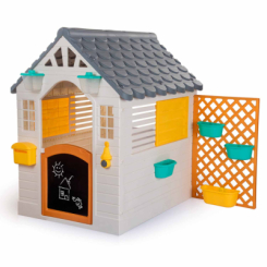 Игровые комплексы, качели, горки - Детский домик Dolu бело-желтый (8690089026798)