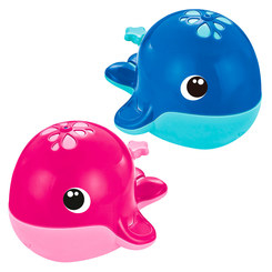 Іграшки для ванни - Іграшка для ванни Bebelino Кит-фонтан асортимент (58117)