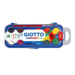 Канцтовари - Акварельні фарби Fila Giotto Colour blocks 12 кольорів (351200)