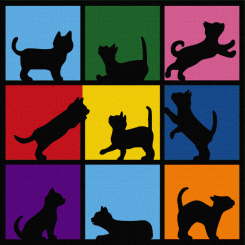 Товары для рисования - Картина по номерам Rosa Start Cats 15 х 15 см (N00013935)