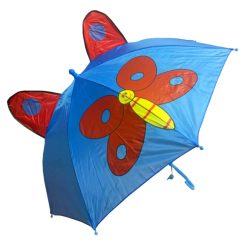 Зонты и дождевики - Детский зонтик с ушками COLOR-IT SY-15 трость 60 см Бабочка (35530s44125)