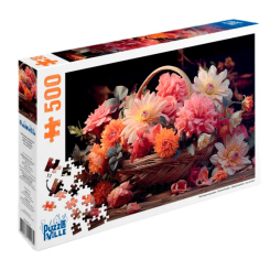 Пазли - Пазл Puzzleville Квіткова корзинка 500 елементів (PZL500_14)