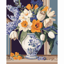 Товари для малювання - Картина за номерами Art Craft Весняні квіти 40 х 50 см (13154-AC)