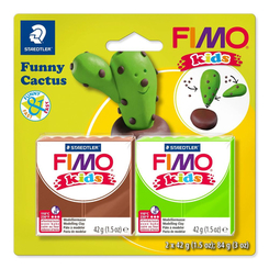 Наборы для лепки -  Набор пластики Fimo Kids Кактус (803513)