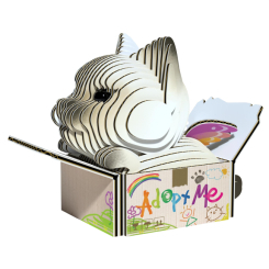 3D-пазли - 3D пазл Eugy Зоопарк Кошеня сіамське (XEG-088)