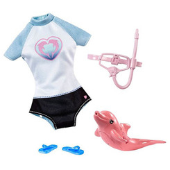 Одяг та аксесуари - Набір одягу і аксесуарів Snorkel Set Fashion Pack Barbie Магія дельфінів (FBD84 / FBD86) (FBD84/FBD86)