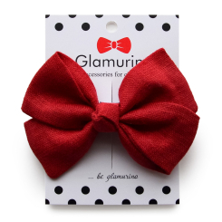 Біжутерія та аксесуари - Бантик Glamurino Classic L червоний (2001.4)