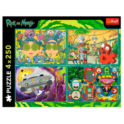Пазлы - Пазлы Trefl Rick and Morty Закрученный мир 4 в 1 (13338) Пазлы - Пазлы Trefl Rick and Morty Закрученный мир 4 в 1 (13338)