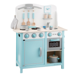 Детские кухни и бытовая техника - Игровой набор New Classic Toys Мини-кухня голубая DeLuxe (11063)