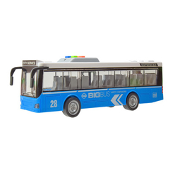 Транспорт и спецтехника - Автомодель Автопром Городской автобус синий 1:16 с эффектами (8904/8904-2)