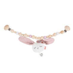 Підвіски, мобілі - Підвіска-ланцюжок для візочка Kikadu Зайка (1814801)