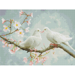 Товары для рисования - Алмазная мозаика Brushme Пара голубей (RDBS7027) Товары для рисования - Алмазная мозаика Brushme Пара голубей (RDBS7027)