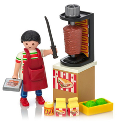 Классические конструкторы - Конструктор Playmobil Продавец кебабов (9088)