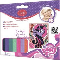 Наборы для творчества - Картинка из цветного песка Сумеречная искорка, My Little Pony, 57930