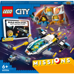 Конструктори LEGO - Конструктор LEGO City Місії дослідження Марсу на космічному кораблі (60354)