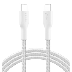 Павербанки - Кабель Belkin USB-C > USB-C зарядки/синхронизации белый (CAB025HQ2MWH)