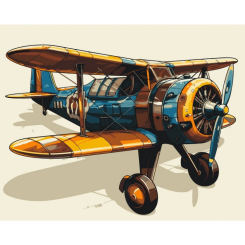 Товары для рисования - Картина по номерам Art Craft Аэроплан 40 х 50 см (12509-AC)