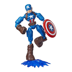 Фігурки персонажів - Фігурка Avengers Bend and flex Капітан Америка (E7377/E7869)