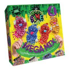 Набори для творчості - Набір для творчості Danko toys Crazy Slime 4 в 1 (SLM-03-02U)