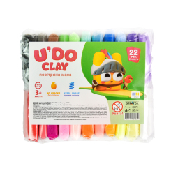 Наборы для лепки - Масса для лепки Strateg U DO Clay 22 шт (4823113889869)