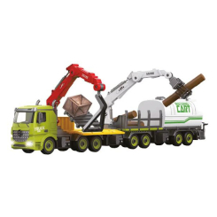 Конструктори з унікальними деталями - Конструктор Otamanko 3-в-1 Комунальна служба Навантажувач з піддоном, грейфер, водовоз (532.02.85)