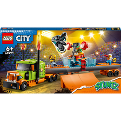 Конструкторы LEGO - Конструктор LEGO City Stuntz Грузовик для шоу каскадёров (60294)