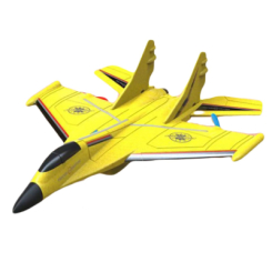 Радіокеровані моделі - Літак-винищувач RIAS HW-37 з піноматеріалу на радіокеруванні Yellow (3_03911)