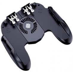 Геймпади - Тригер для смартфонів GamePro чорний механічний з вентилятором (MG390)