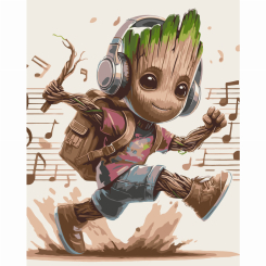 Товары для рисования - Картина по номерам Art Craft Музыкальный Грут 40 х 50 см (16521-AC) Товары для рисования - Картина по номерам Art Craft Музыкальный Грут 40 х 50 см (16521-AC)