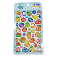 Наборы для творчества - Набор 3D-наклеек Tiki Wiki Crystal Тики фрукты (51367)