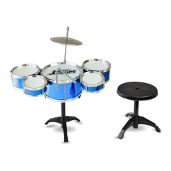Музичні інструменти - Іграшкова барабанна установка Shantou Jinxing Джазовий барабан зі стільцем (993-11)