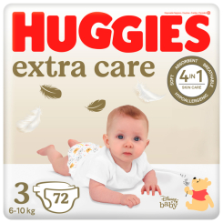 Підгузки - Підгузки Huggies Extra Care 3 M-Pack 6-10 кг 72 x 2 шт (5029053578095)