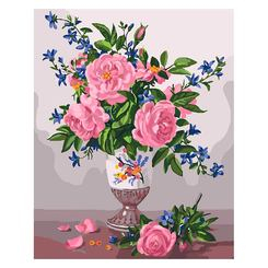 Товари для малювання - Набір для творчості Ідейка Букети Вишуканість троянд (КН3023)