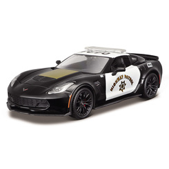 Автомодели - Машинка игрушечная MAISTO Chevrolet Corvette Z06 масштаб 1:24 (32516 black)
