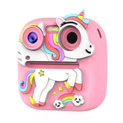 Фотоаппараты - Детская камера с мгновенной печатью Remzona Fun Moments розовая (KCP-02/2) Фотоаппараты - Детская камера с мгновенной печатью Remzona Fun Moments розовая (KCP-02/2)