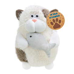 М'які тварини - М'яка іграшка Країна Іграшок Кіт з рибкою Коричневі вушка (C6302/2) М'які тварини - М'яка іграшка Країна Іграшок Кіт з рибкою Коричневі вушка (C6302/2)