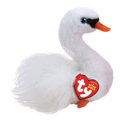 Мягкие животные - Мягкая игрушка TY Beanie boos Лебедь Грация белый 15 см (41035)