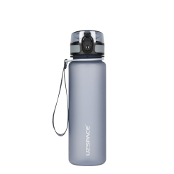 Бутылки для воды - Бутылка для воды Uzspace Frosted серая 500 мл (6955482370902)