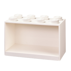 Бокси для іграшок - ​Полиця-цеглинка LEGO Lifestyle 8 біла (41151735)