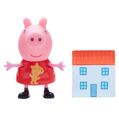 Игрушечные наборы - Фигурка Peppa Pig Когда я вырасту Пеппа с кукольным домиком (06771-6)