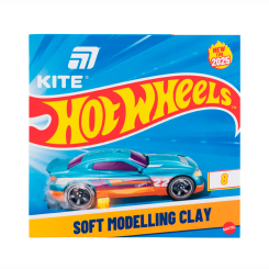 Наборы для лепки - Пластилин восковой Kite Hot Wheels 8 цветов (HW25-082)