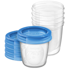 Товари для догляду - Контейнери для зберігання грудного молока Avent 180 мл 5шт (SCF619/05) Товари для догляду - Контейнери для зберігання грудного молока Avent 180 мл 5шт (SCF619/05)