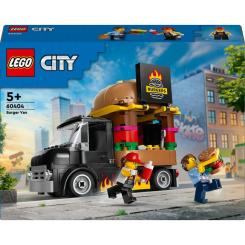 Конструктори LEGO - Конструктор LEGO City Вантажівка з гамбургерами (60404)