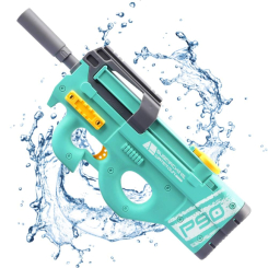 Водное оружие - Водяной Бластер Электрический на Аккумуляторе Р90 для Детей и Взрослых Combuy Зелёный (634)