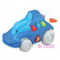 Машинки для малюків - Машинка зі звуковими і світловими ефектами Navystar Синя (68091/68091-Е-4)